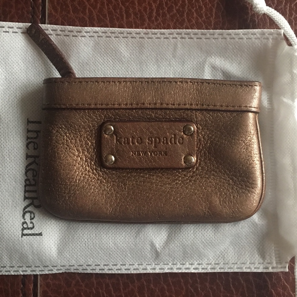 Kate Spade New York Leather Coin Purse Zip Wallet